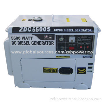 5KW Silent Type BTS Diesel DC Generators